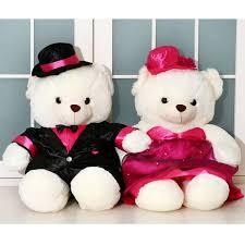 Couple Teddy Red&Black